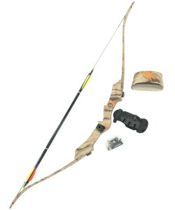 Детский рекурсивный лук Man Kung MK-RB007, 9 кг, 117 см (камуфляж)