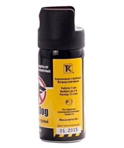 Распылитель-баллончик AntiDog, 65 мл