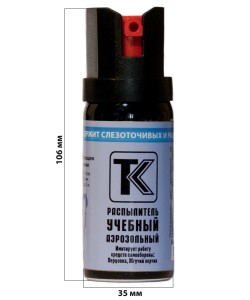 Учебный аэрозольный баллончик Техкрим, 65 мл