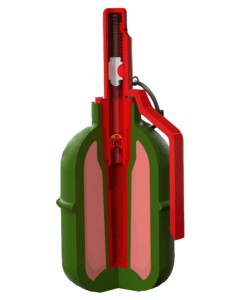 Граната учебная RAG RGD-6S (условно-осколочная, горох)