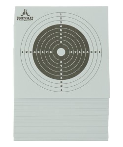 Мишени для пневматики Pnevmat24 №8, 100x100 мм (50 штук)