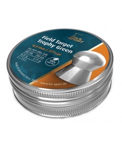 Пули для пневматики H&N Field Target Trophy Green 4,5 мм, 0,37 г (300 штук)