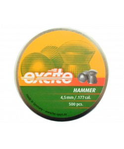 Пули для пневматики H&N Excite Hammer 4,5 мм, 0,51 г (500 штук)