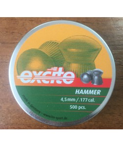Пули для пневматики H&N Excite Hammer 4,5 мм, 0,51 г (500 штук)