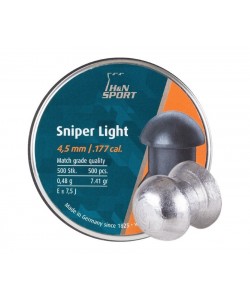 Пули для пневматики H&N Sniper Light 4,5 мм, 0,48 г (500 штук)