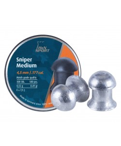 Пули для пневматики H&N Sniper Medium 4,5 мм, 0,55 г (500 штук)