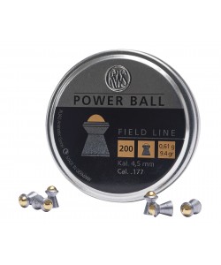 Пули для пневматики RWS Power Ball 4,5 мм, 0,61 г (200 штук)