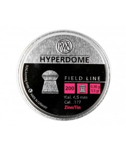 Пули для пневматики RWS Hyperdome 4,5 мм, 0,36 г (200 штук)