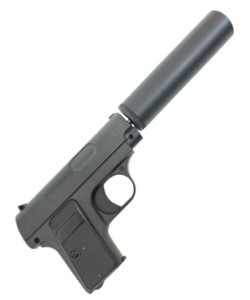 Страйкбольный пистолет Galaxy G.1A (Colt 25) с глушителем