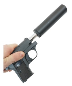 Страйкбольный пистолет Galaxy G.1A (Colt 25) с глушителем