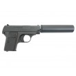 Страйкбольный пистолет Galaxy G.1A (Colt 25) с глушителем - фото № 2