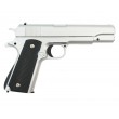 Страйкбольный пистолет Galaxy G.13S (Colt 1911) серебристый - фото № 2