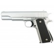 Страйкбольный пистолет Galaxy G.13S (Colt 1911) серебристый - фото № 1