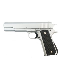 Страйкбольный пистолет Galaxy G.13S (Colt 1911) серебристый