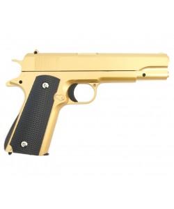 Страйкбольный пистолет Galaxy G.13GD (Colt 1911) золотистый