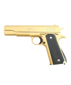 Страйкбольный пистолет Galaxy G.13GD (Colt 1911) золотистый