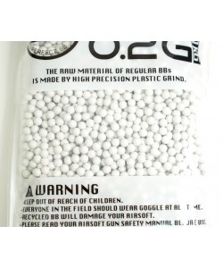 Шары для страйкбола BLS 0,20 г, 5000 штук (1 кг, белые) 1KG-H2