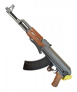Страйкбольный автомат Cyma AK-47S, пластик. корпус, скл. приклад (CM.028S)
