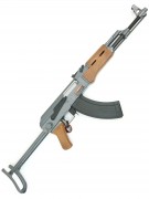 Страйкбольный автомат Cyma AK-47S, пластик. корпус, скл. приклад (CM.028S)