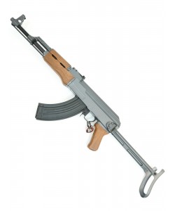 Страйкбольный автомат Cyma AK-47S, пластик. корпус, скл. приклад (CM.028S)