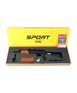 Страйкбольный автомат Cyma АКС-74У, деревянное цевье (CM.035A)