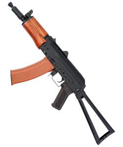 Страйкбольный автомат Cyma АКС-74У, деревянное цевье (CM.035A)