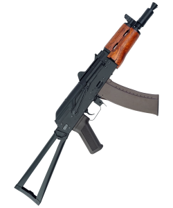 Страйкбольный автомат Cyma АКС-74У, деревянное цевье (CM.045A)