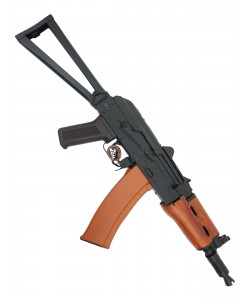 Страйкбольный автомат Cyma АКС-74У, деревянное цевье (CM.045A)