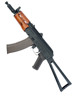 Страйкбольный автомат Cyma АКС-74У, деревянное цевье (CM.045A)