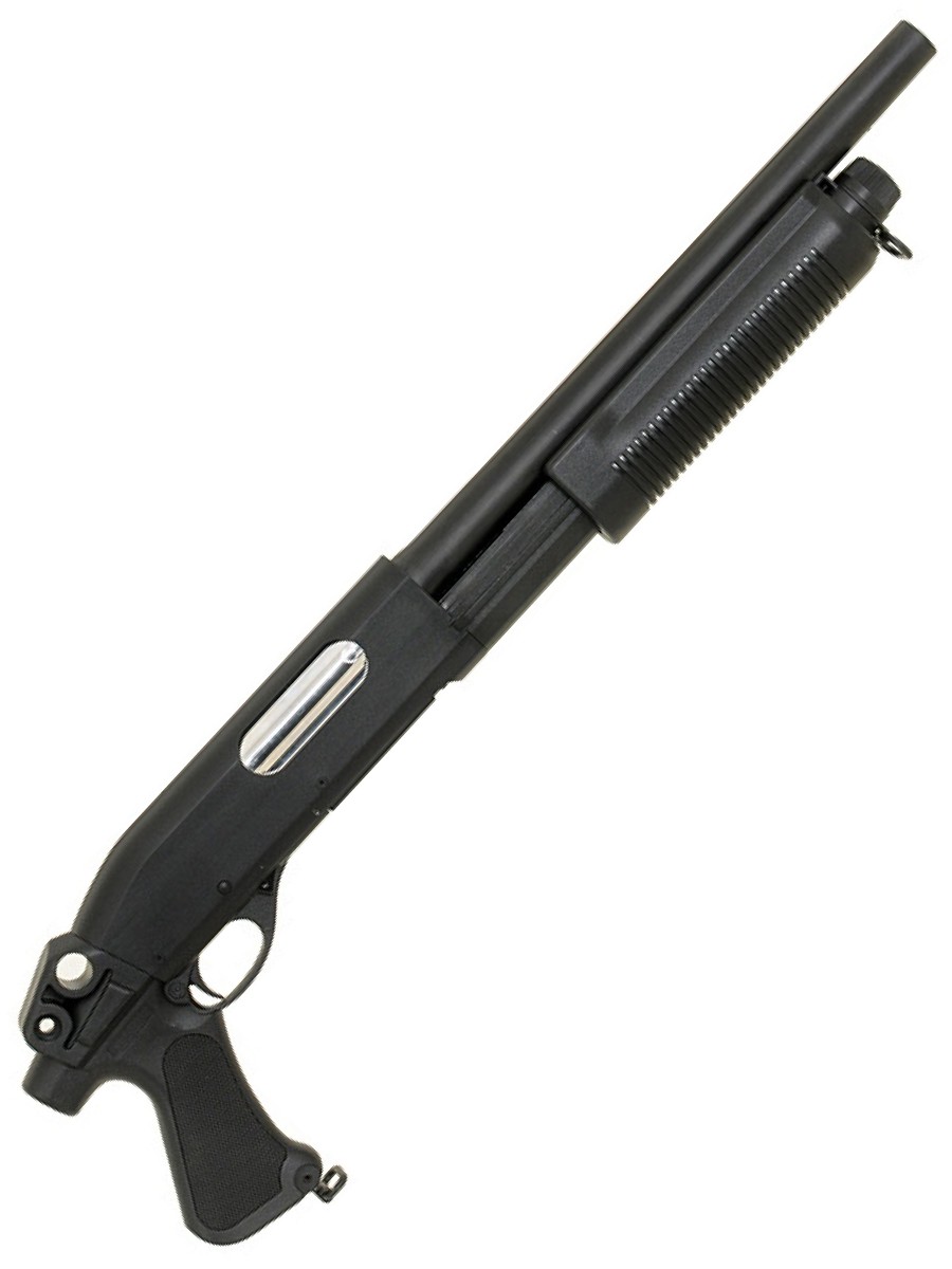 Страйкбольный дробовик Cyma Remington M870 Compact, металл (CM.351M)