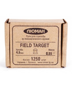 Пули «Люман» Field Target 4,5 мм, 0,55 г (1250 штук)