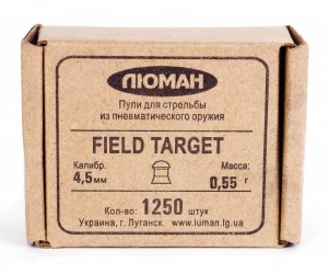 Пули «Люман» Field Target 4,5 мм, 0,55 г (1250 штук)