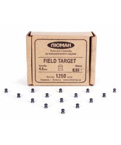 Пули «Люман» Field Target 4,5 мм, 0,55 г (1250 штук)
