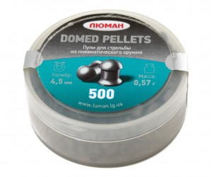 Пули «Люман» Domed pellets 4,5 мм, 0,57 г (500 штук)