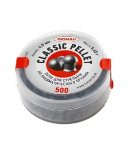 Пули «Люман» Classic pellets 4,5 мм, 0,65 г (500 штук)