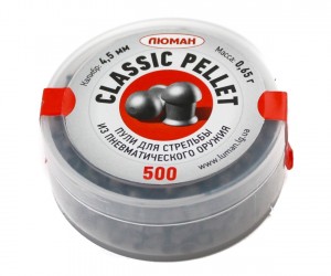 Пули «Люман» Classic pellets 4,5 мм, 0,65 г (500 штук)
