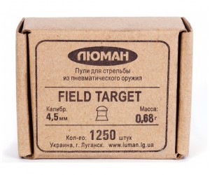 Пули «Люман» Field Target 4,5 мм, 0,68 г (1250 штук)
