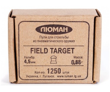 Пули «Люман» Field Target 4,5 мм, 0,68 г (1250 штук)