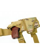 Кобура тактическая набедренная универс. Tornado Multicam