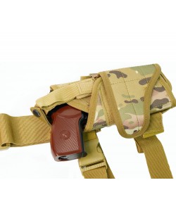 Кобура тактическая набедренная универс. Tornado Multicam