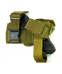 Кобура тактическая набедренная универс. Tornado Olive
