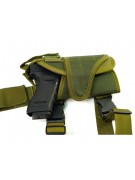 Кобура тактическая набедренная универс. Tornado Olive