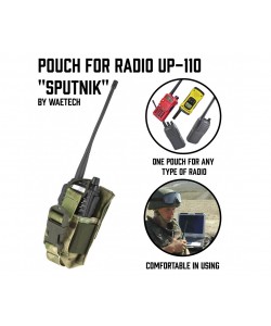 Подсумок Wartech UP-110 «Волна» под радиостанцию, открытый (койот)