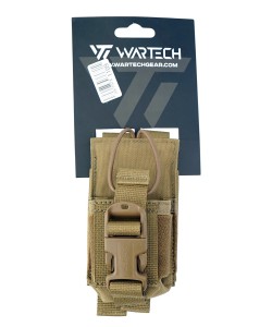 Подсумок Wartech UP-110 «Волна» под радиостанцию, открытый (койот)