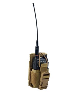Подсумок Wartech UP-110 «Волна» под радиостанцию, открытый (койот)