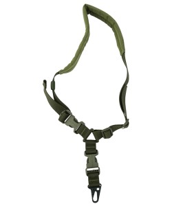 Ремень тактический Wartech TS-105 одноточечный с фастексом и мягким плечом (олива)