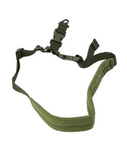 Ремень тактический Wartech TS-105 одноточечный с фастексом и мягким плечом (олива)