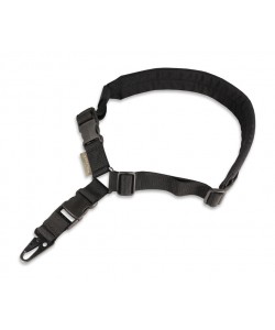 Ремень тактический Wartech TS-105 одноточечный с фастексом и мягким плечом (черный)