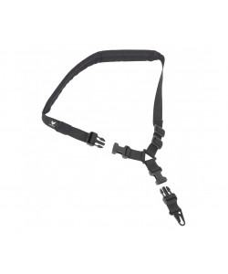 Ремень тактический Wartech TS-105 одноточечный с фастексом и мягким плечом (черный)