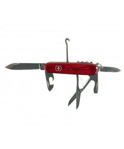 Нож складной Victorinox Climber 1.3703.T (91 мм, полупрозрачный красный)